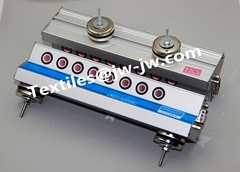 Weft sensor double for Somet loom with 8 holes