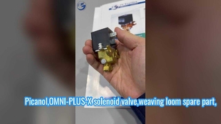 Picanol OMNI-PLUS-X Auxiliary Nozzle Solenoid Valve Assembly JWAV-4100 for Weaving Loom