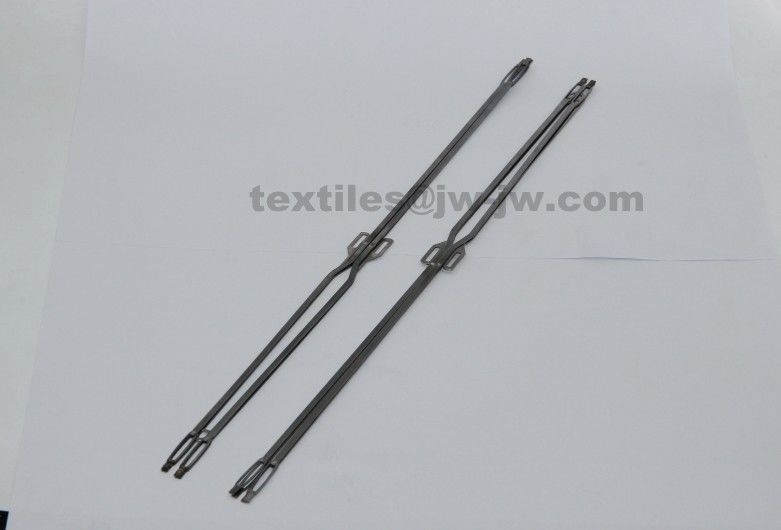 330mm Width Steel Healds Closed Weaving Loom Spare Parts