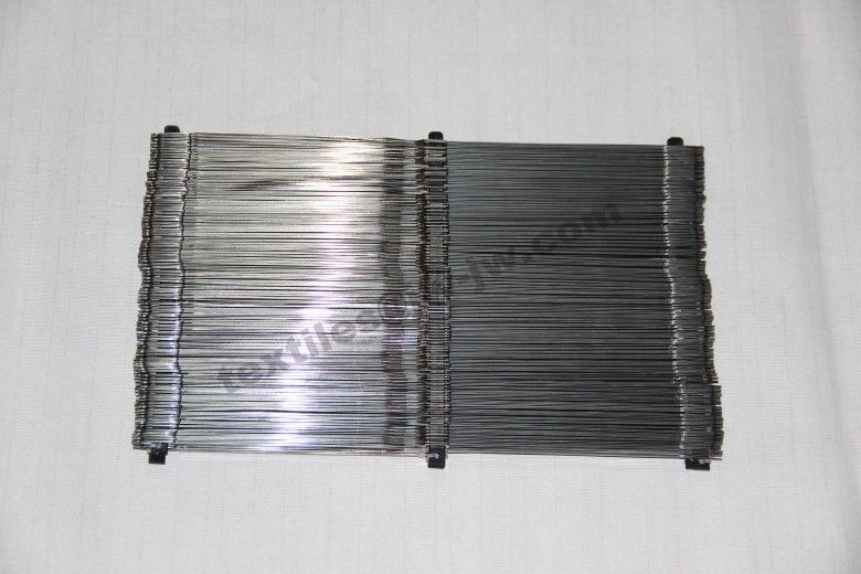330mm Width Steel Healds Closed Weaving Loom Spare Parts