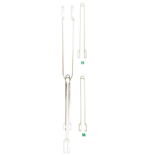 JW-0155 Good Quality Metal Leno Healds 330mm J Type